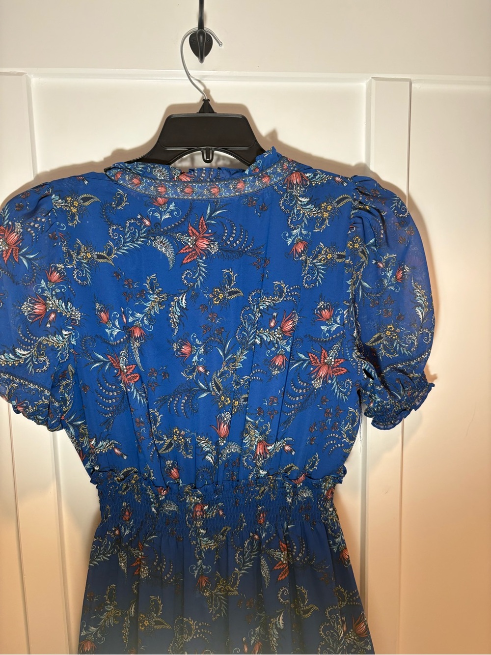 Max Studio Blue Floral Maxi Dress - Picture 3 of 9